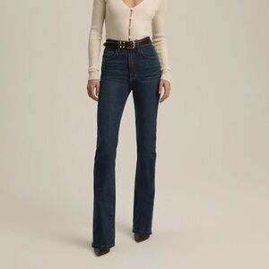 Favorite Daughter Dark Blue Valentina High Rise Boot Cut